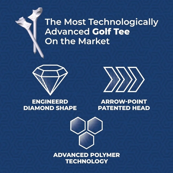 FLIGHTPATH Premium Golf Tees - 16 Premium x 2.75" Tees - Picture 5 of 11